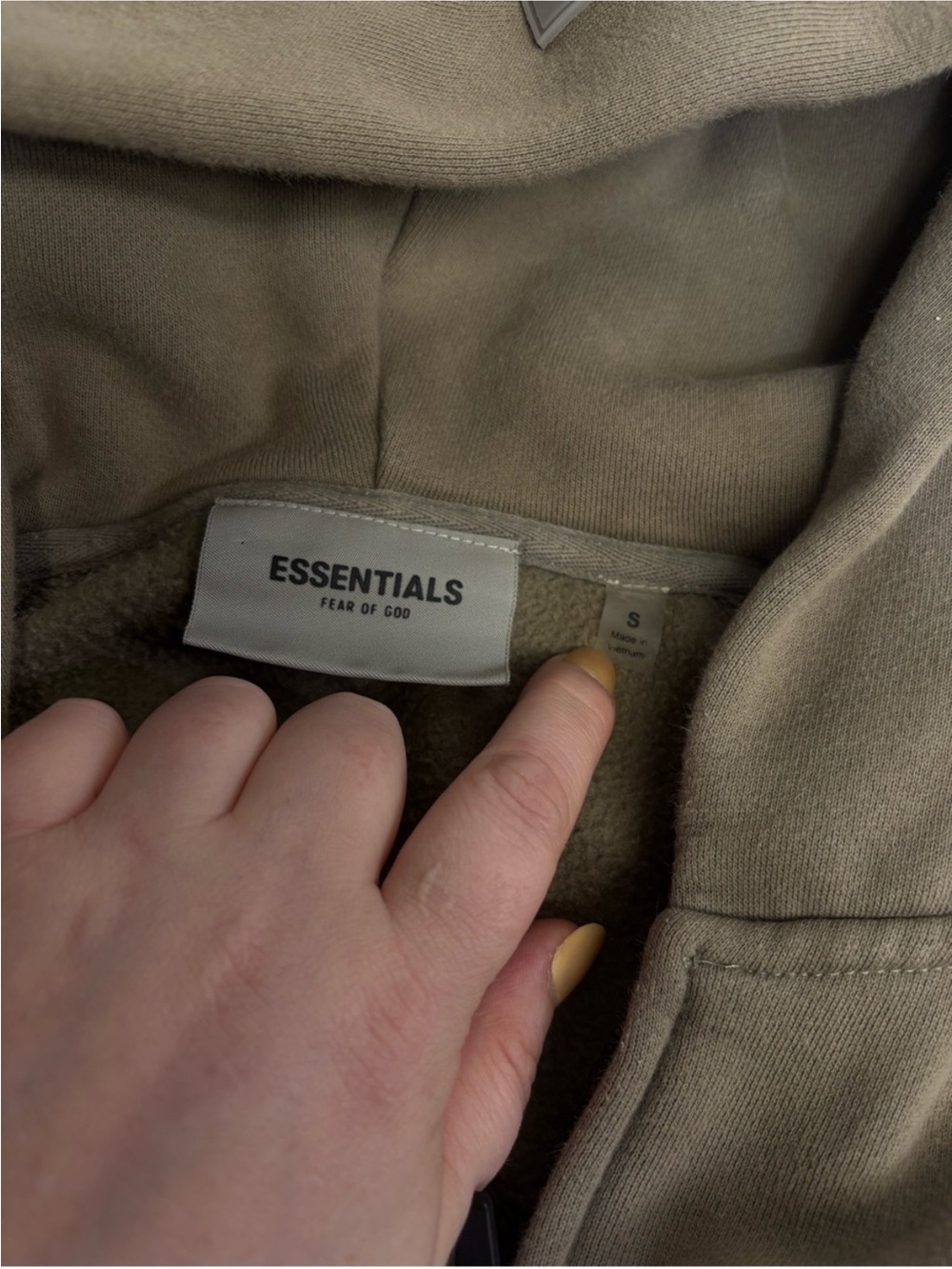 Fear of God ESSENTIALS Full-Zip Fleece Hoodie - Small - Picture 2 of 7
